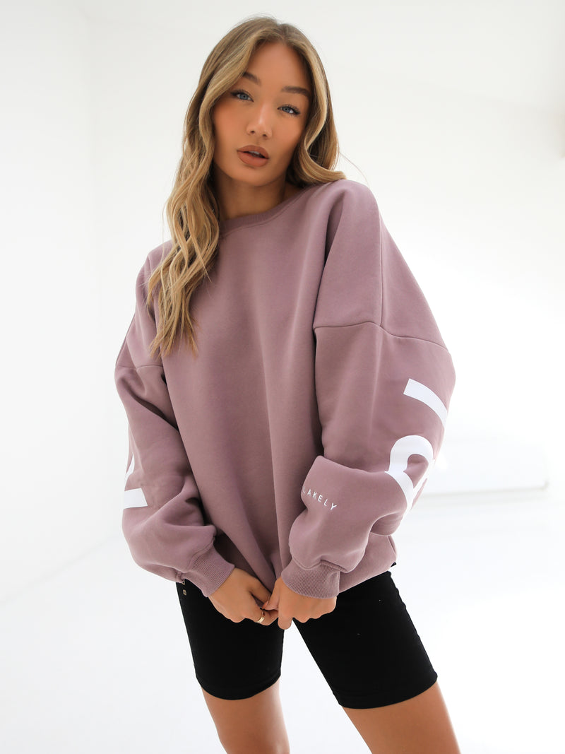 Isabel Oversized Sweater - Dusty Pink