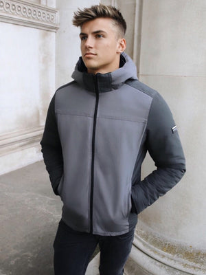Montblanc Coat - Grey/Dark Grey