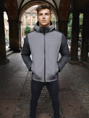 Montblanc Coat - Grey/Dark Grey